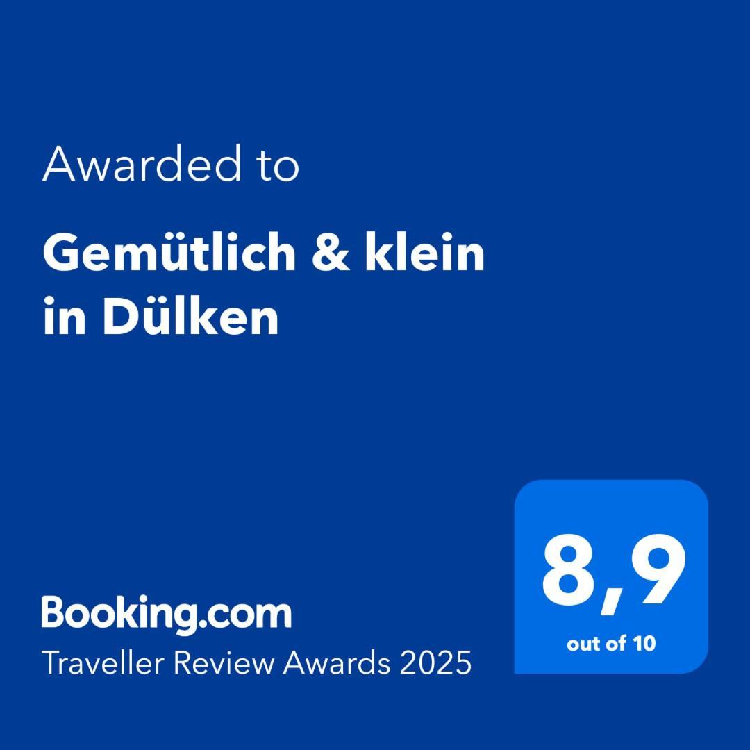 Ferienwohnung Gemuetlich & Klein In Duelken Viersen Exterior foto